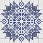 grille broderie etoile