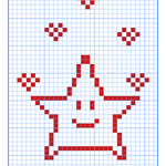 grille broderie etoile