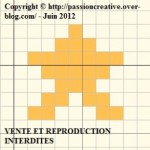 grille broderie etoile