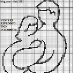 grille broderie gratuite bebe