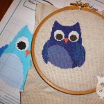 grille broderie hibou