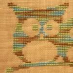 grille broderie hibou