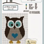 grille broderie hibou