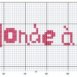 grille broderie marque page