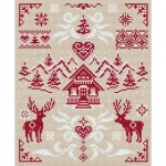 grille broderie montagne