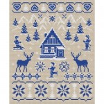 grille broderie montagne