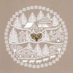 grille broderie montagne