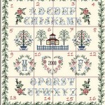 grille broderie montagne