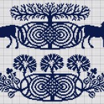 grille broderie montagne