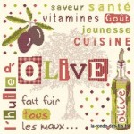 grille broderie olives