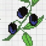grille broderie olives