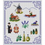 grille broderie olives