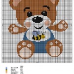 grille broderie ours