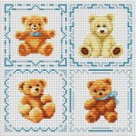 grille broderie ourson