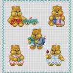 grille broderie ourson