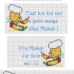 grille broderie pour bavoir