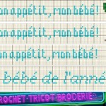 grille broderie pour bavoir