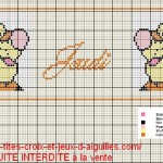 grille broderie pour bavoir