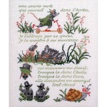 grille broderie souris