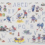 grille broderie souris
