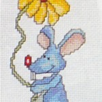 grille broderie souris