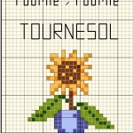 grille broderie tournesol