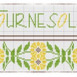 grille broderie tournesol