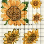 grille broderie tournesol