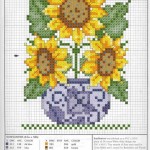 grille broderie tournesol