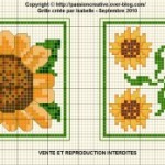 grille broderie tournesol