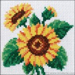 grille broderie tournesol