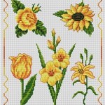 grille broderie tournesol