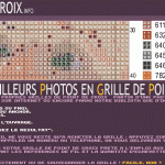 grille broderie à partir d'une photo