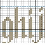 modèle broderie alphabet gratuit