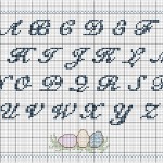 modèle broderie alphabet gratuit