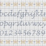 modèle broderie alphabet gratuit