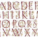 modèle broderie alphabet gratuit