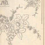 modèle broderie fleur