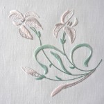 modèle broderie fleur