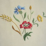 modèle broderie fleur