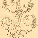 modèle broderie fleur