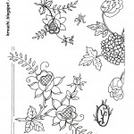 modèle broderie fleur