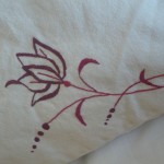 modèle broderie fleur