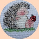 modèle broderie herisson