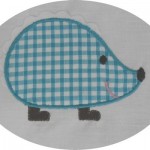 modèle broderie herisson