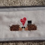 modèle broderie herisson