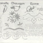 modèle broderie main gratuit