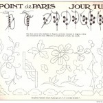 modèle broderie main gratuit