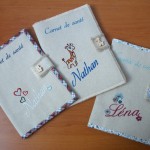 modèle broderie pour carnet de santé