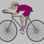 modèle broderie velo